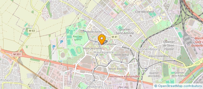 localisation de l'entreprise MADAME ANOUCH MIRZAKHANIAN  STRASBOURG