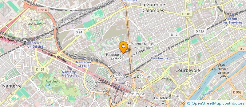 localisation de l'entreprise MADAME ANOUCHKA ANTOINE à COURBEVOIE