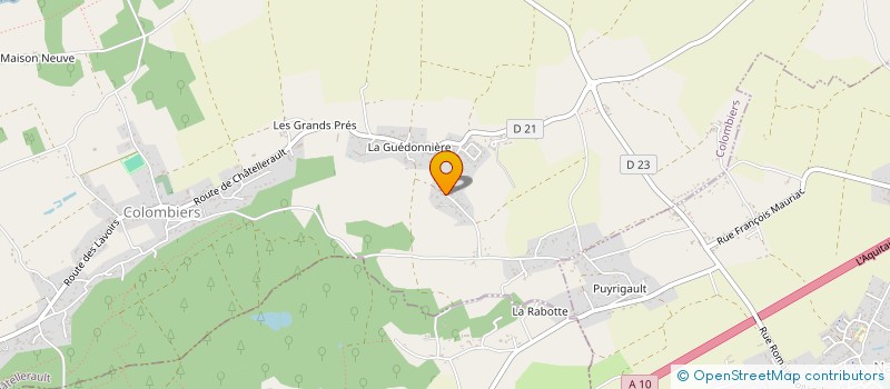 localisation de l'entreprise MADAME ANOUCHKA CLEMENT  COLOMBIERS