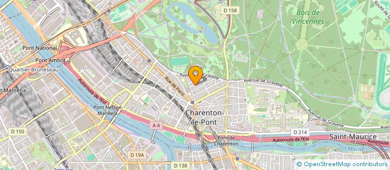 localisation de l'entreprise MADAME ANOUCHKA DLUZNOWSKI  CHARENTON-LE-PONT