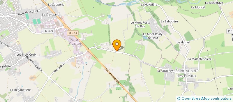 localisation de l'entreprise MADAME ANOUCHKA DURIER  SAINT-PAIR-SUR-MER