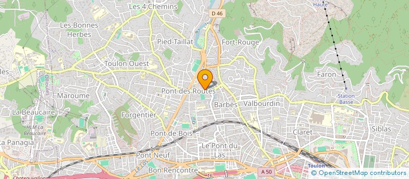 localisation de l'entreprise MADAME ANOUCHKA FILLAG  TOULON