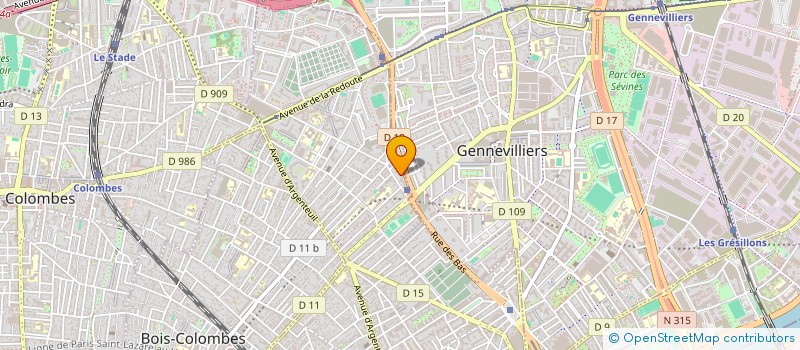 localisation de l'entreprise MADAME ANOUCHKA GALVANI  ASNIERES-SUR-SEINE