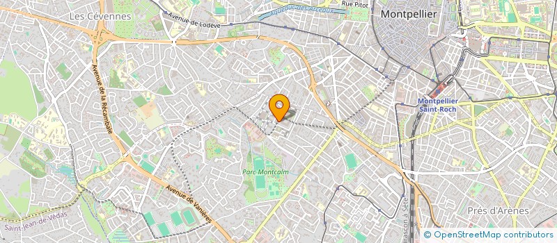 localisation de l'entreprise MADAME ANOUCHKA MENORET à MONTPELLIER