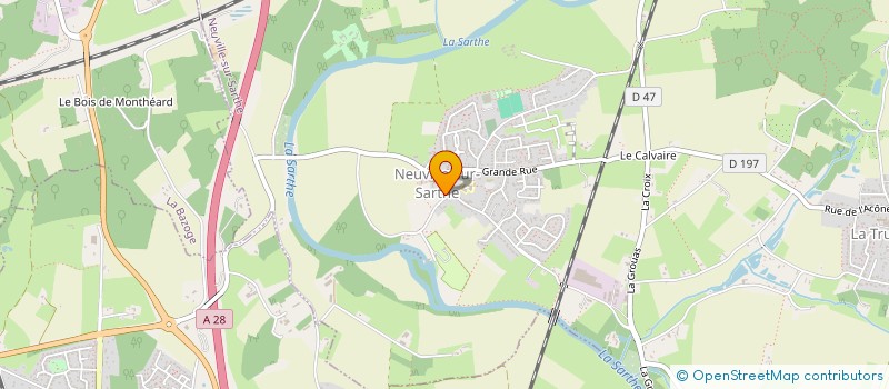 localisation de l'entreprise MADAME ANOUCHKA MONTMAYEUR  NEUVILLE-SUR-SARTHE