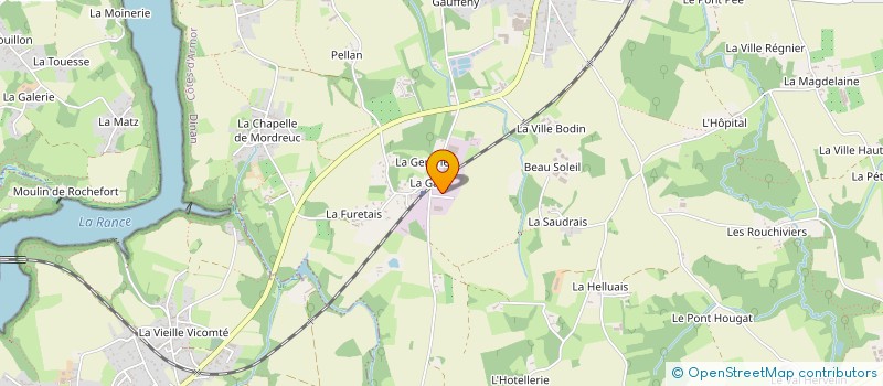 localisation de l'entreprise MADAME ANOUCHKA POTDEVIN  LA VICOMTE-SUR-RANCE