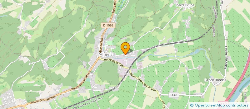 localisation de l'entreprise MADAME ANOUCHKA TAILLIEZ  L'ALBENC