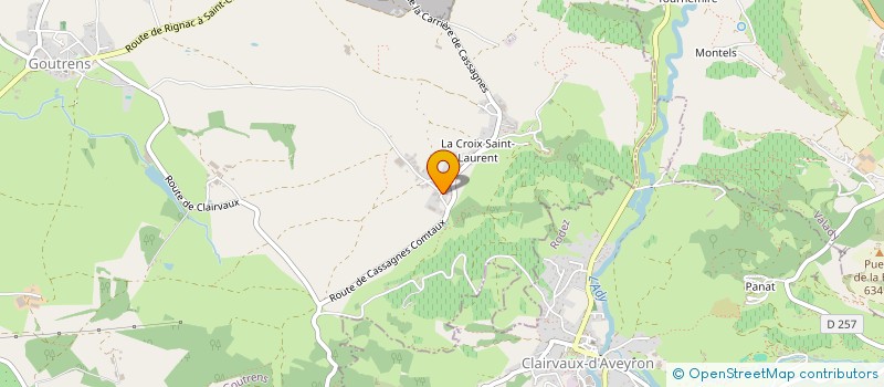 localisation de l'entreprise MADAME ANOUCHKA WILK  GOUTRENS