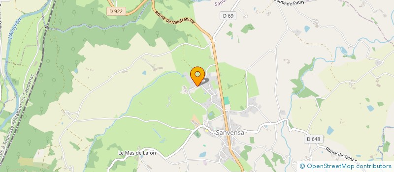 localisation de l'entreprise MADAME ANOUCK AMANS  SANVENSA