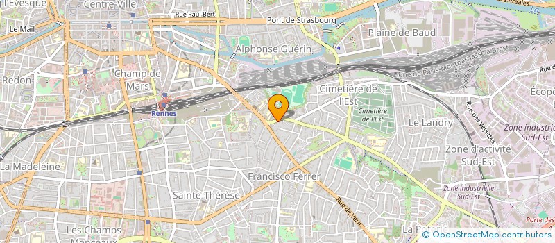 localisation de l'entreprise MADAME ANOUCK ANOUCK DEGORCE  RENNES