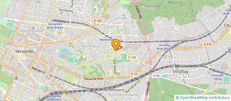 localisation de l'entreprise MADAME ANOUCK BACHELET à VERSAILLES
