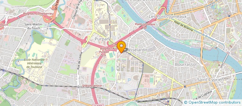 localisation de l'entreprise MADAME ANOUCK BARTHELEMY  TOULOUSE