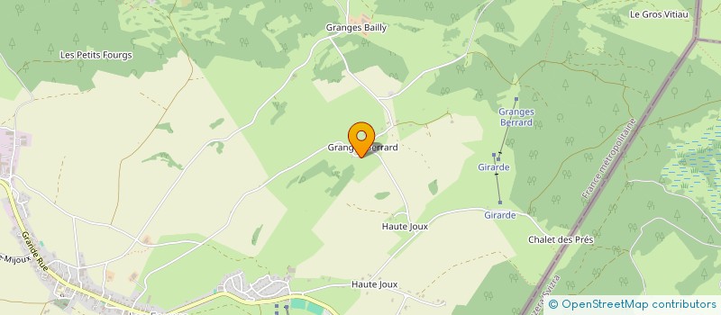 localisation de l'entreprise MADAME ANOUCK BELIARD  LES FOURGS