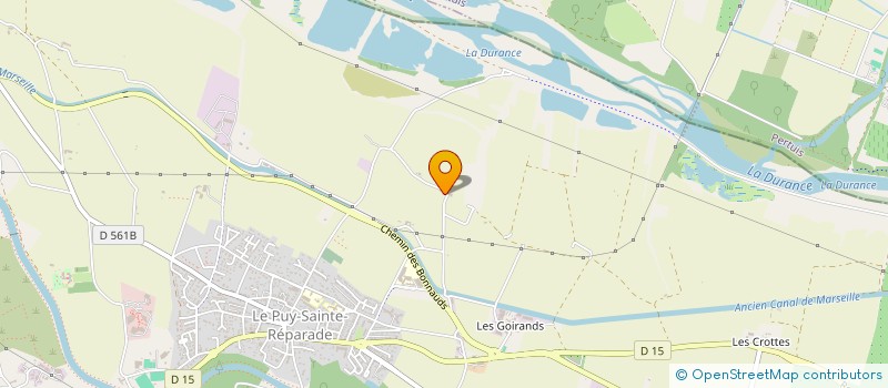 localisation de l'entreprise MADAME ANOUCK BERNERD  LE PUY-SAINTE-REPARADE