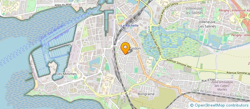 localisation de l'entreprise MADAME ANOUCK BOISROBERT  LA ROCHELLE