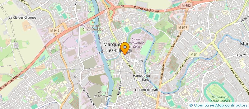 localisation de l'entreprise MADAME ANOUCK BRETTON  MARQUETTE-LEZ-LILLE