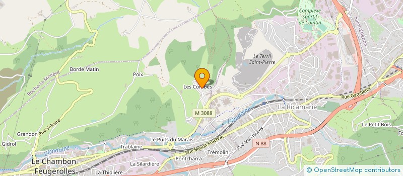 localisation de l'entreprise MADAME ANOUCK FORNASIER à LE CHAMBON-FEUGEROLLES