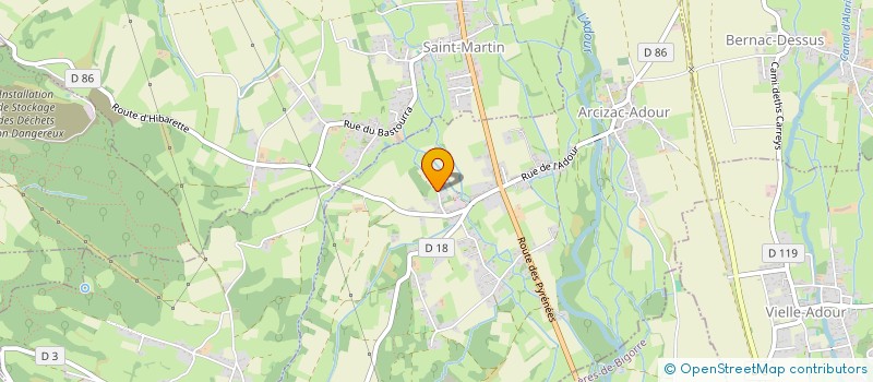 localisation de l'entreprise MADAME ANOUCK JACQUESSON  ARCIZAC-ADOUR