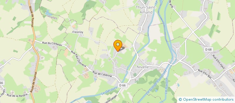 localisation de l'entreprise MADAME ANOUCK LEFEBVRE  NIVELLE