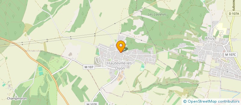 localisation de l'entreprise MADAME ANOUCK MADEC  HAUTEVILLE-LES-DIJON