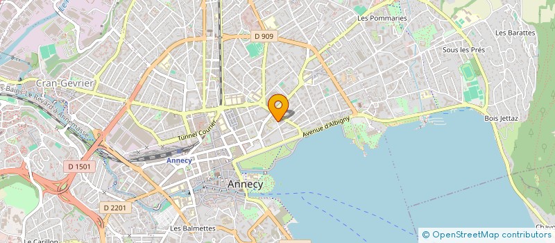 localisation de l'entreprise MADAME ANOUCK MAILLAN à ANNECY