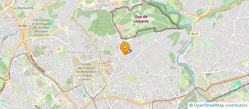 localisation de l'entreprise MADAME ANOUCK MANZONI à MONTPELLIER