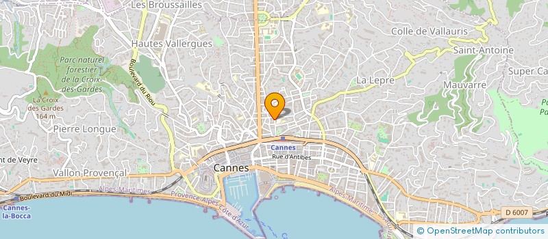 localisation de l'entreprise MADAME ANOUCK MARIE DIT ASSE à CANNES