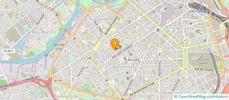 localisation de l'entreprise MADAME ANOUCK PRIGENT à LILLE