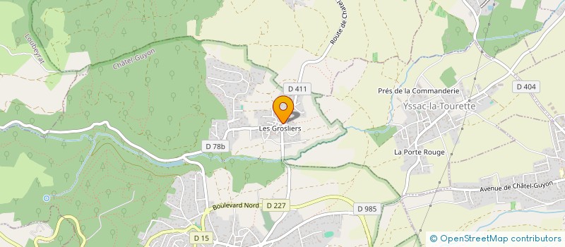 localisation de l'entreprise MADAME ANOUCK THEVENIN à CHATEL-GUYON