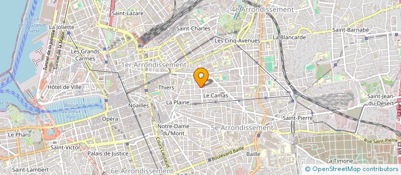 localisation de l'entreprise MADAME ANOUCK VIBERT à MARSEILLE