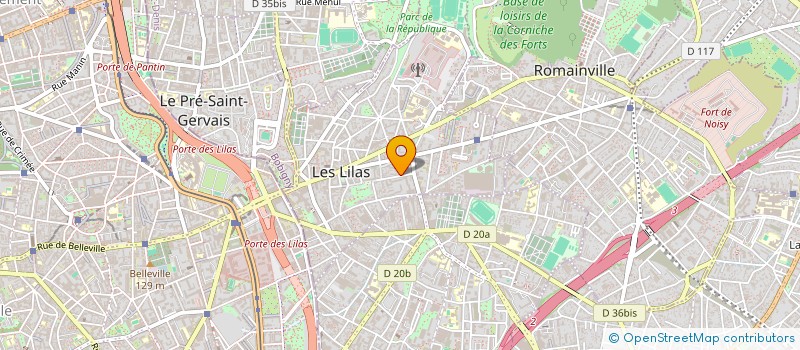 localisation de l'entreprise MADAME ANOUK ALBERTINI à LES LILAS