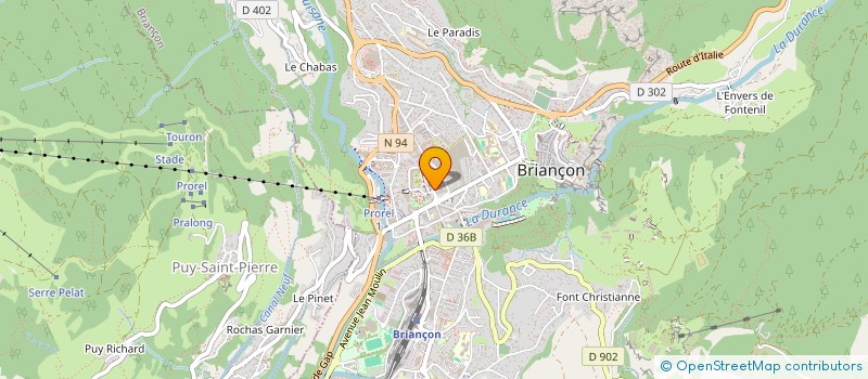 localisation de l'entreprise MADAME ANOUK BESSY  BRIANCON