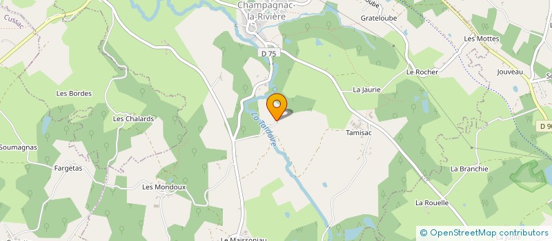 localisation de l'entreprise MADAME ANOUK BOELSMA à CHAMPAGNAC-LA-RIVIERE