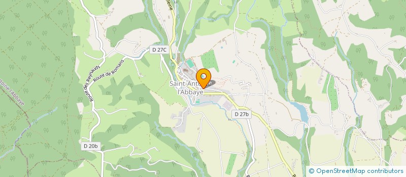 localisation de l'entreprise MADAME ANOUK CARTIGNIES  SAINT ANTOINE L'ABBAYE