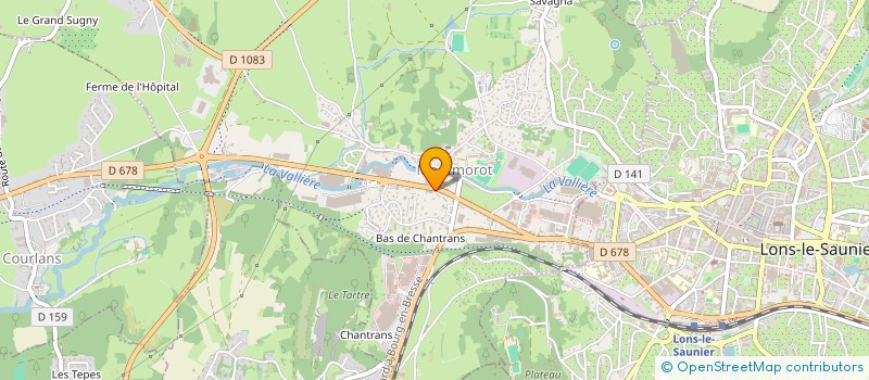 localisation de l'entreprise MADAME ANOUK CHATAGNIER  MONTMOROT