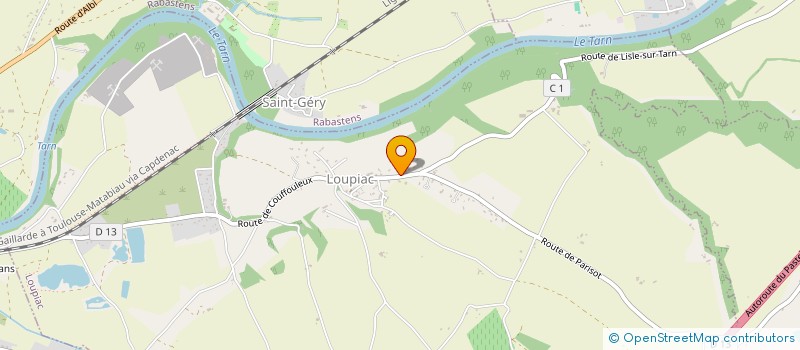 localisation de l'entreprise MADAME ANOUK CHAVENON  LOUPIAC