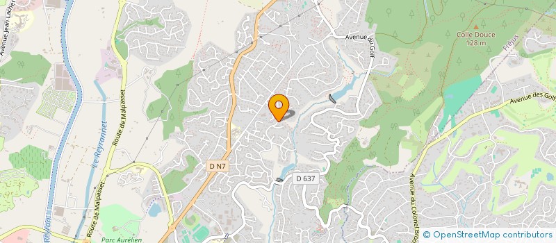 localisation de l'entreprise MADAME ANOUK CURNILLAT à FREJUS