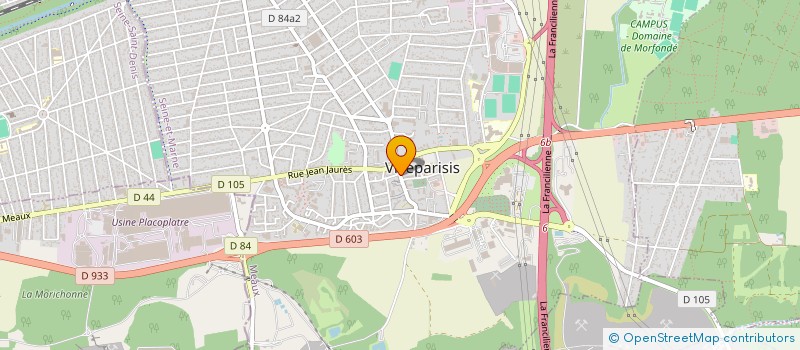 localisation de l'entreprise MADAME ANOUK DJUMABAEVA à VILLEPARISIS