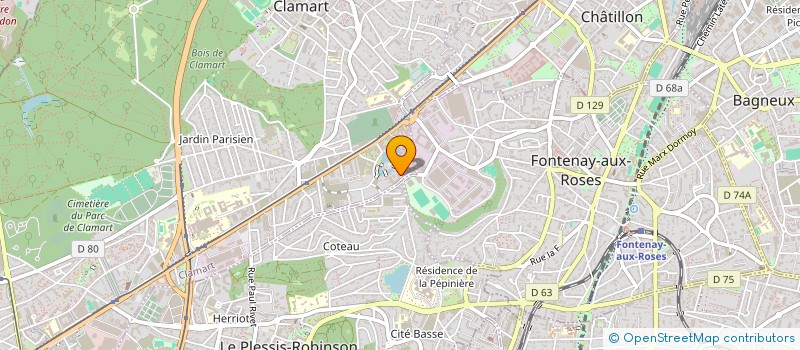 localisation de l'entreprise MADAME ANOUK ETIENNE à CLAMART