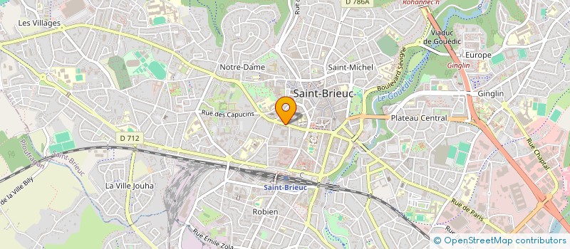 localisation de l'entreprise MADAME ANOUK FAVREL à SAINT-BRIEUC