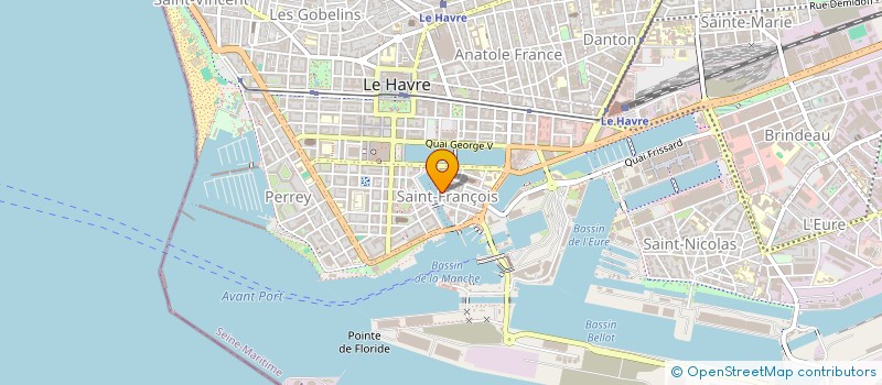 localisation de l'entreprise MADAME ANOUK FORTIER à LE HAVRE