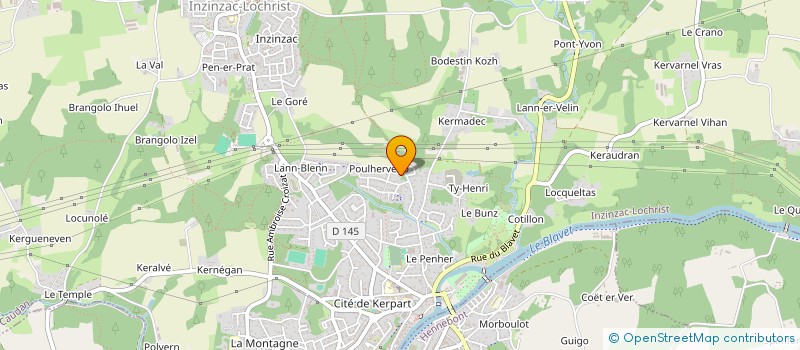 localisation de l'entreprise MADAME ANOUK GEBERT  INZINZAC-LOCHRIST