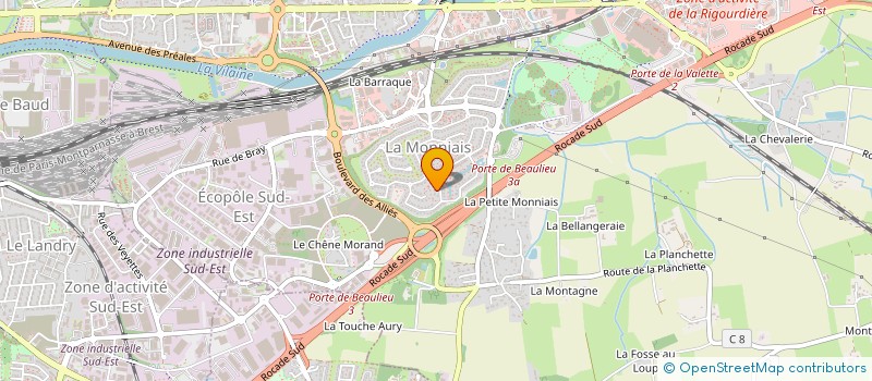 localisation de l'entreprise MADAME ANOUK GUERIN  LANGON