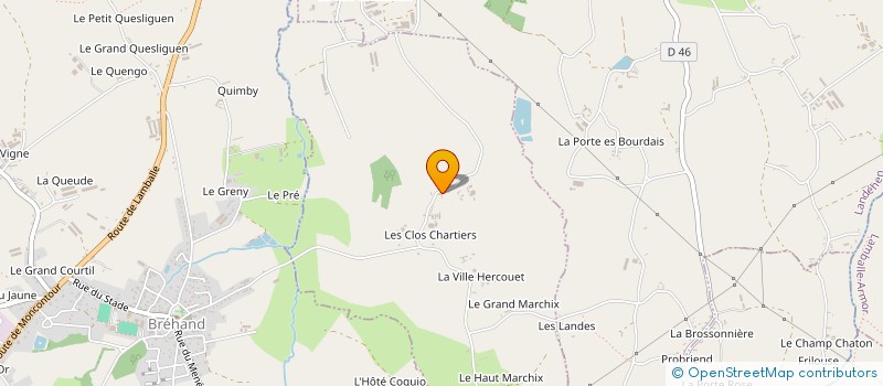 localisation de l'entreprise MADAME ANOUK HURTAUD  SAINT-TRIMOEL