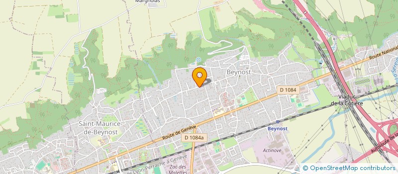 localisation de l'entreprise MADAME ANOUK HYVERNAT  BEYNOST