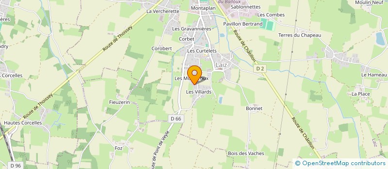 localisation de l'entreprise MADAME ANOUK JACQUEMIN  LAIZ