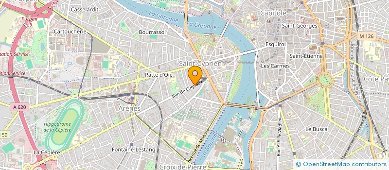 localisation de l'entreprise MADAME ANOUK LAROUSSE  TOULOUSE