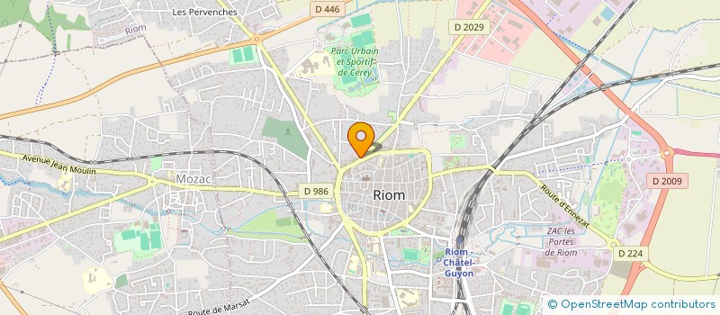 localisation de l'entreprise MADAME ANOUK LARPENT  RIOM