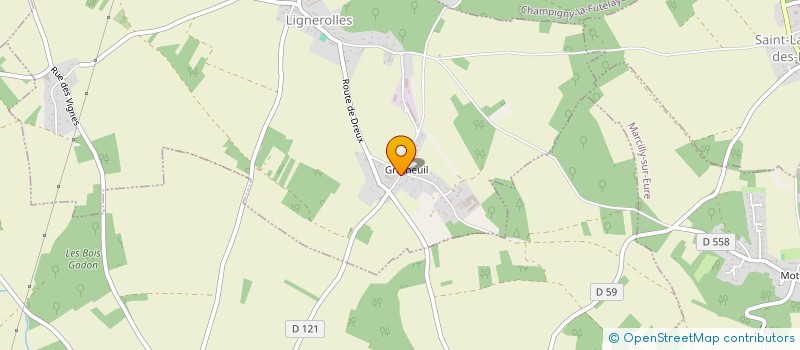 localisation de l'entreprise MADAME ANOUK LECOURT  IVRY-LA-BATAILLE