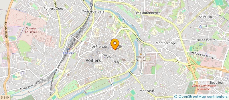 localisation de l'entreprise MADAME ANOUK LOZE  POITIERS